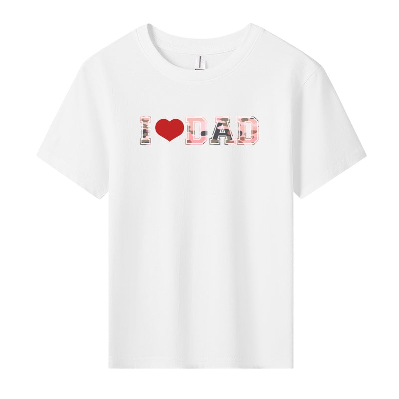 "I ❤️ DAD" Kids T-Shirt | Dad & Kids Matching Set | Ages 3.5-9