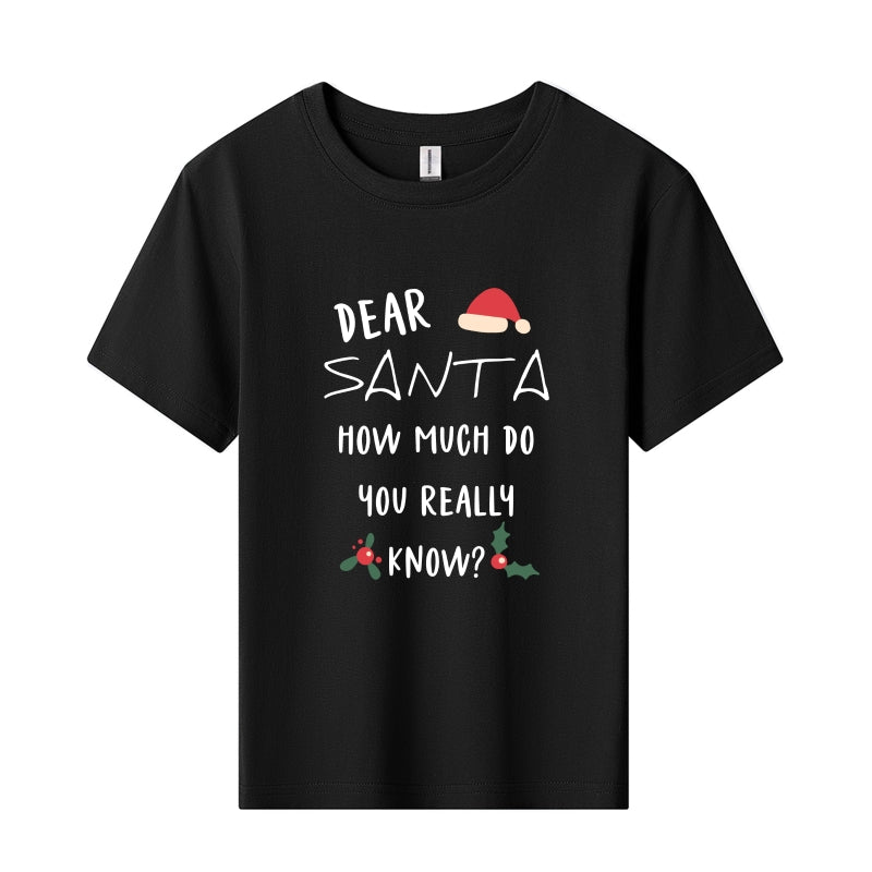 "DEAR SANTA" Christmas T-shirt | Family Matching Holiday Outfit-243