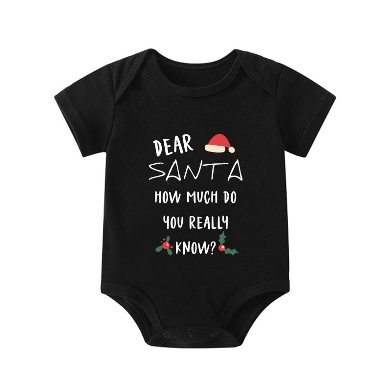 "DEAR SANTA" Baby Onesie -244