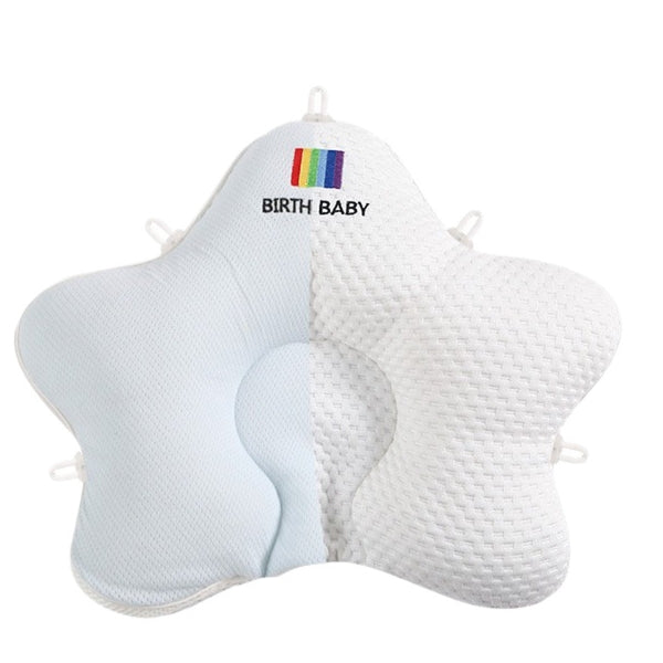 Baby Head Shaping Pillow Set | Starfish Flat Head Pillow + Bolster Body Pillow
