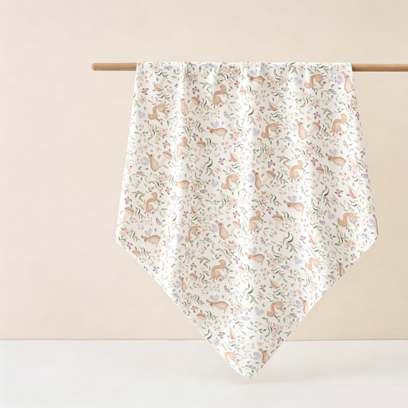 2 Pack Swaddle Blanket 100% Cotton | 90x90cm (35x35in) Newborn Wrap & Bath Towel