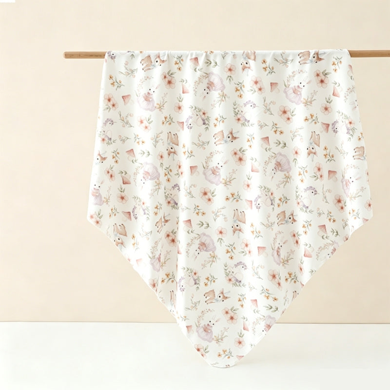 2 Pack Swaddle Blanket 100% Cotton | 90x90cm (35x35in) Newborn Wrap & Bath Towel