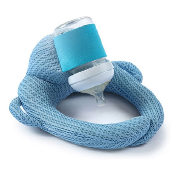 Baby Sleep Better - Baby self feeding pillow in Blue Color-Mesh for infants 3M+