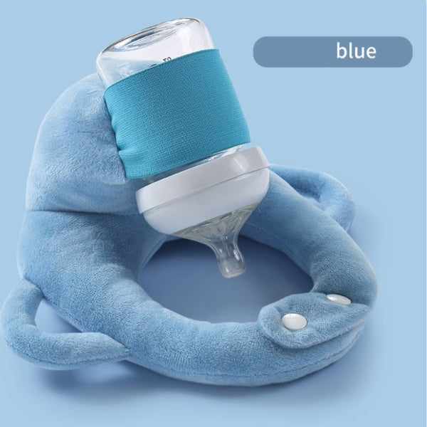 Baby Sleep Better - Baby self feeding pillow in Blue Color for infants 3M+