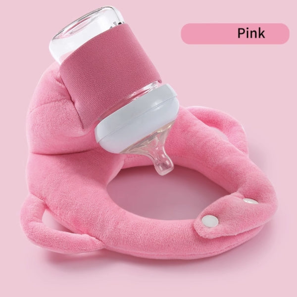 Baby Sleep Better - Baby self feeding pillow in Pink Color for infants 3M+