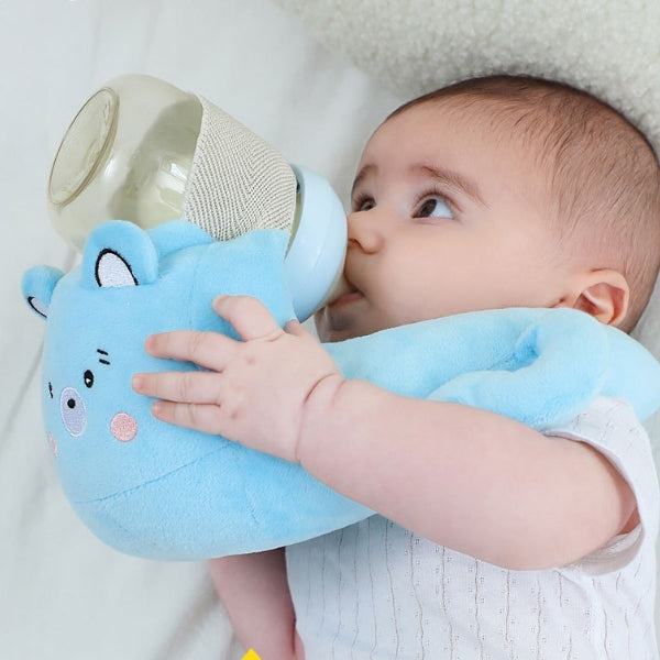 Baby Self Feeding Pillow Hands Free Bottle Holder for Infants 3M+ Feeding Support Cushion -278