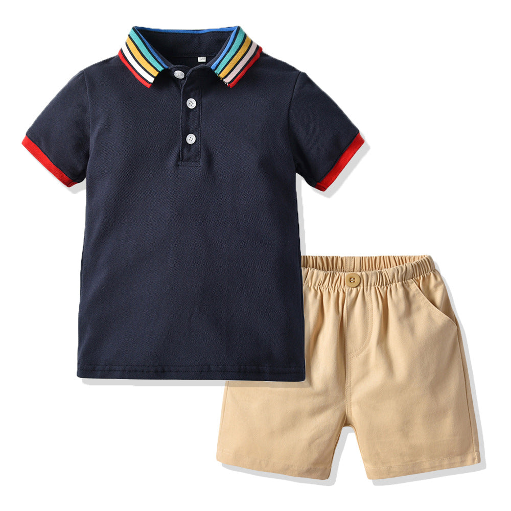Baby Boy Classic Polo Shirts and Shorts-98