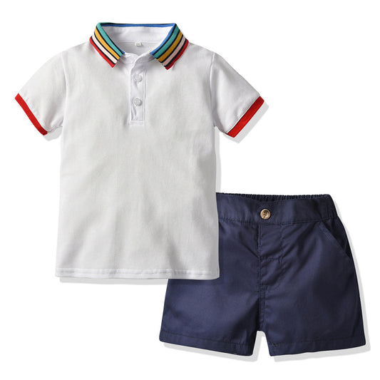 Baby Boy Classic Polo Shirts and Shorts-98