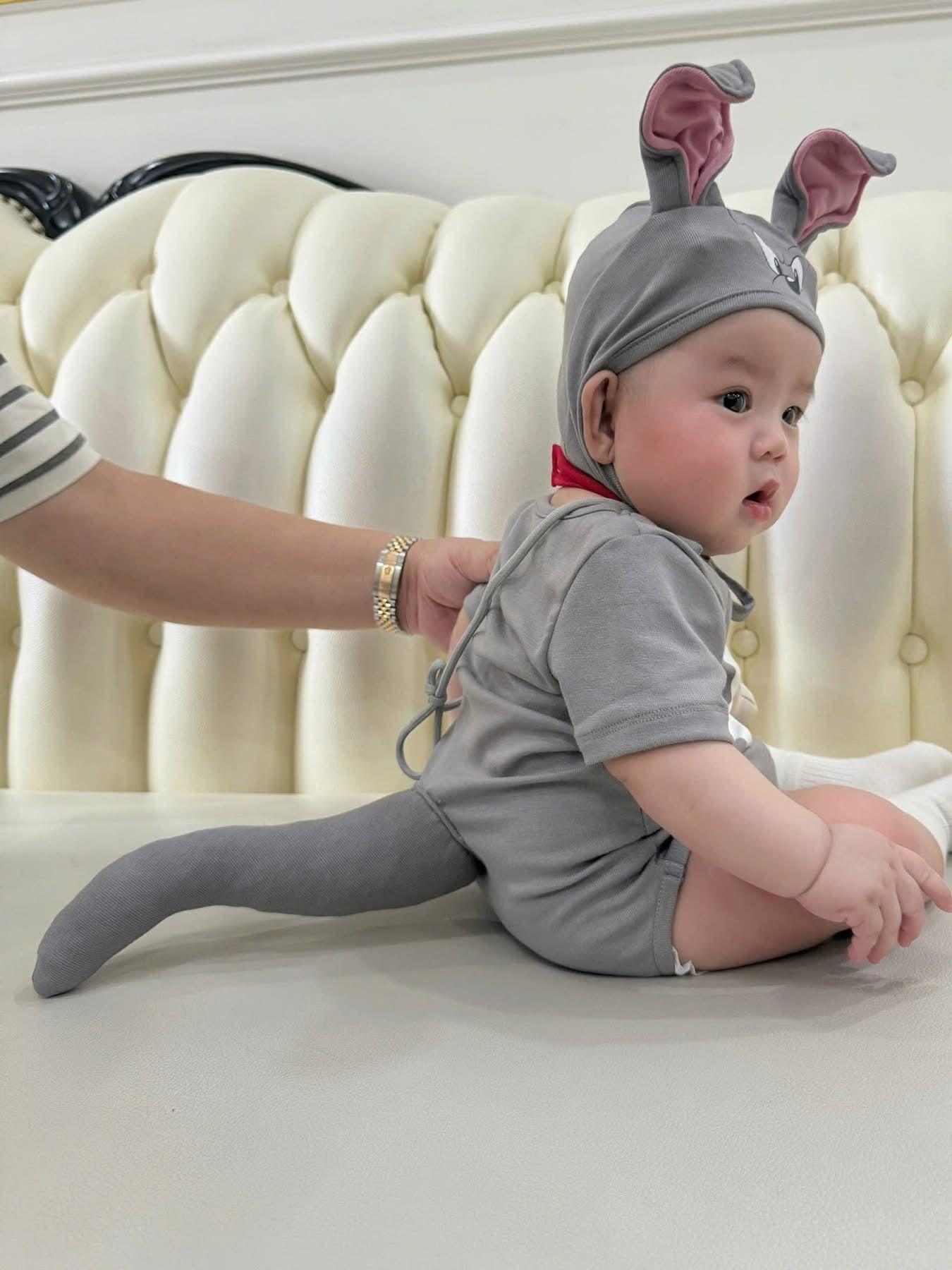 Baby Boy Costume Spike Onesie-217