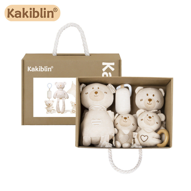 Baby Newborn Soothing Gift Set Organic Cotton Toys-104