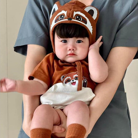 Baby Boy Costume Raccoon Onesie-216