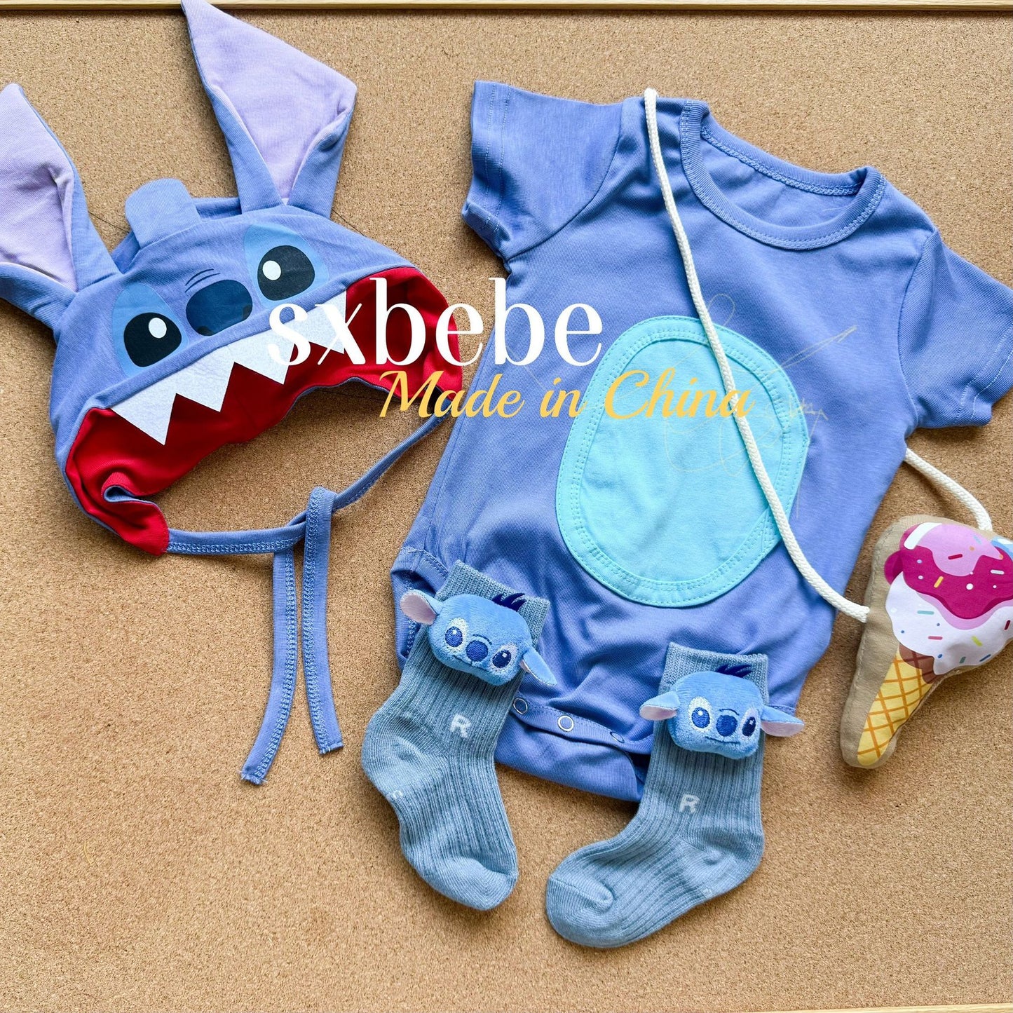 Stitch Newborn Baby Costume Onesie-207