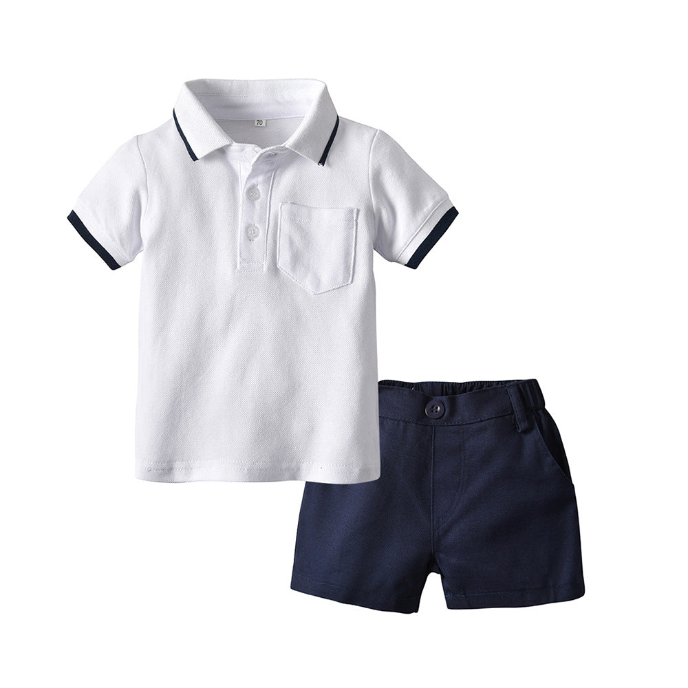 Baby Boy Classic Polo Shirts and Shorts-98