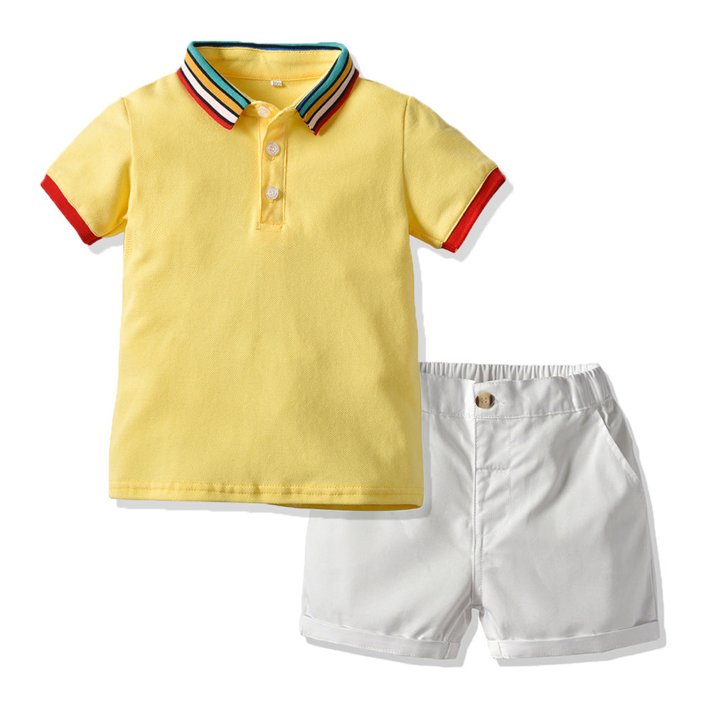 Baby Boy Classic Polo Shirts and Shorts-98
