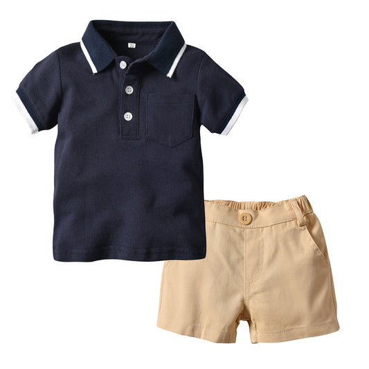 Baby Boy Classic Polo Shirts and Shorts-98
