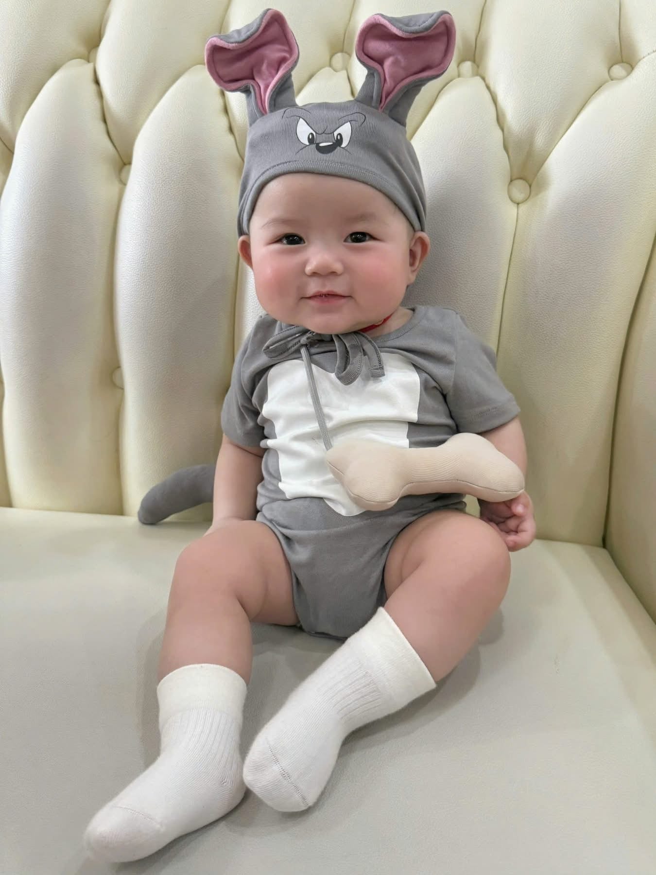 Baby Boy Costume Spike Onesie-217