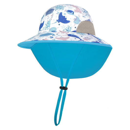 UPF 50+ Children's Outdoor Sun Hat -3 | Wide Brim Baby & Kids Cap-3