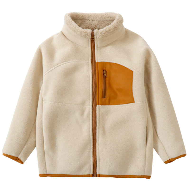 Parents & Kids Matching Fleece Winter Jacket | Double-Sided Plush-110