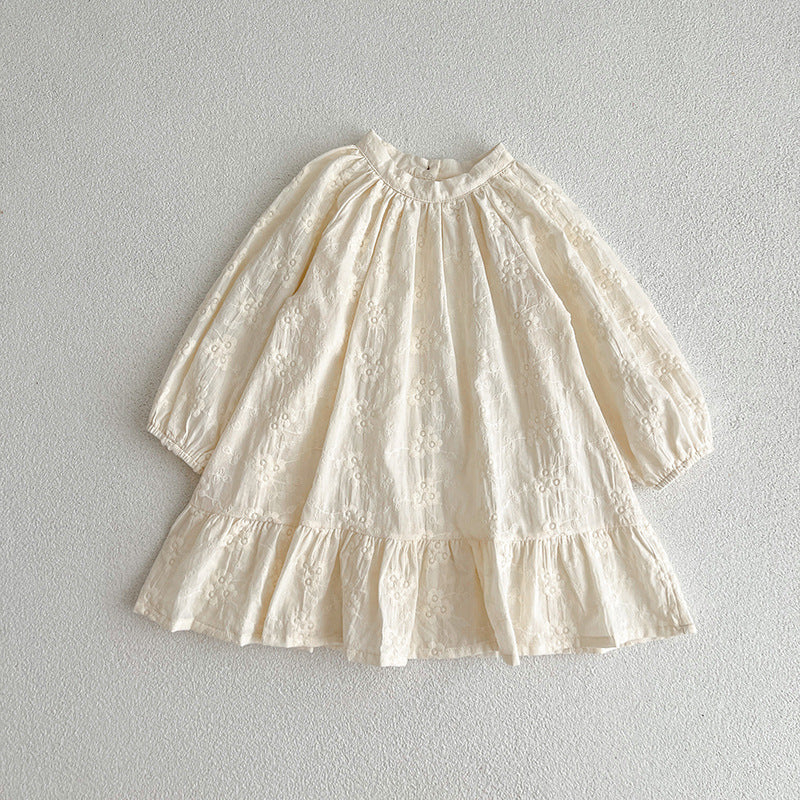 French Embroidered Dresses and Onesie for Baby Sisters-479