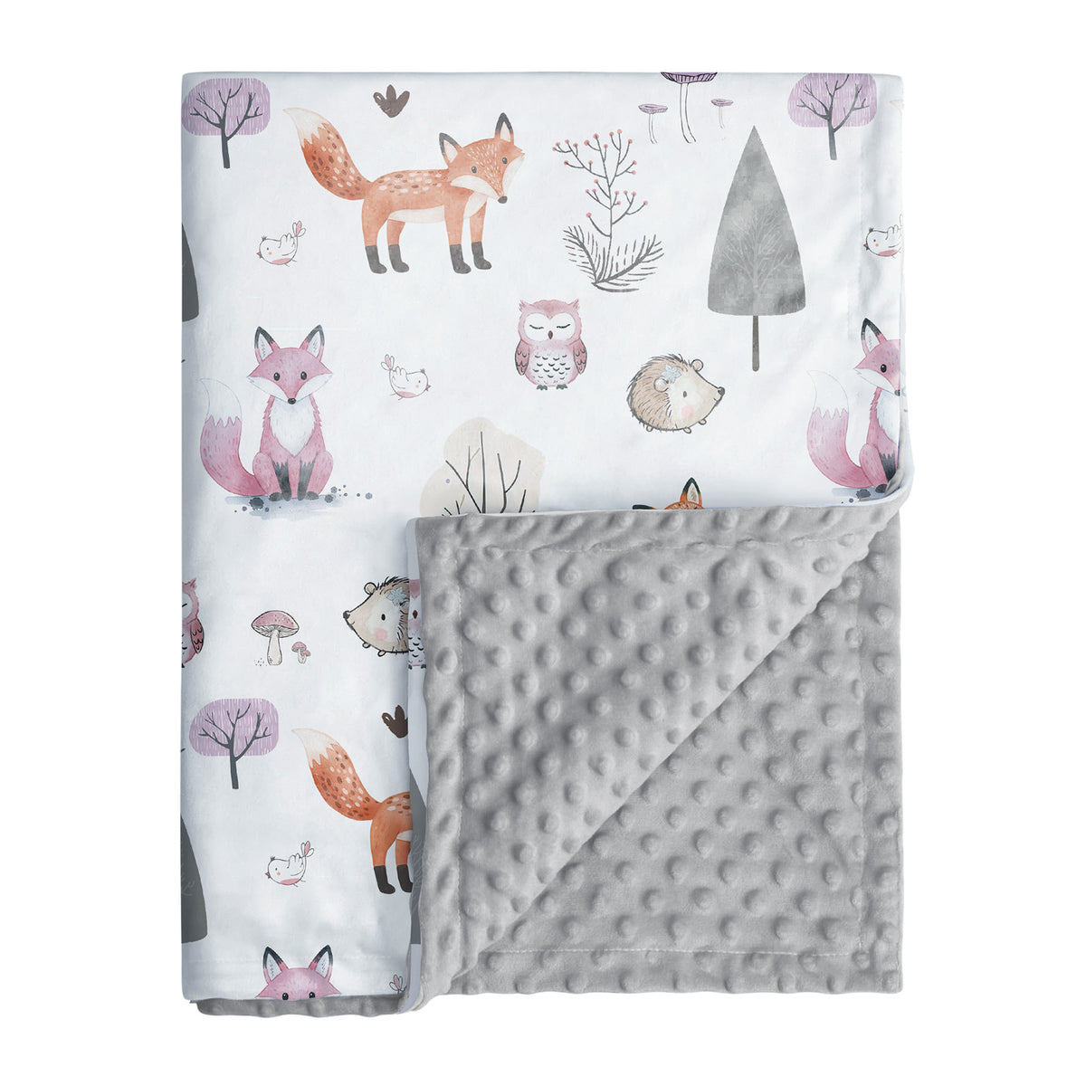 Double-Sided Fleece Baby Blanket-363