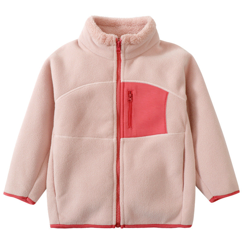 Parents & Kids Matching Fleece Winter Jacket | Double-Sided Plush-110