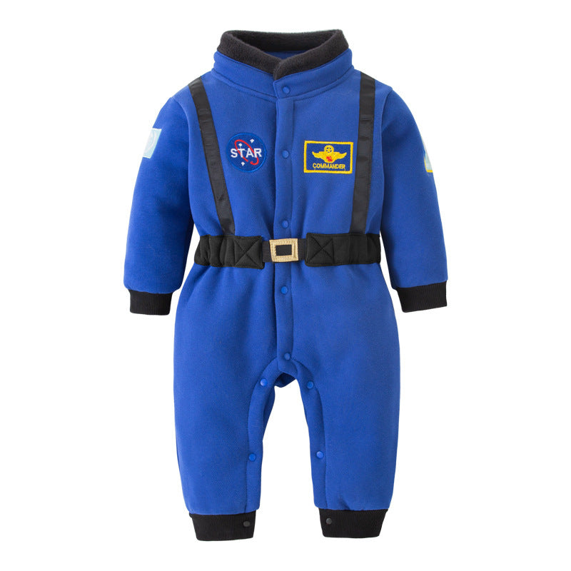 Baby Astronaut Space Suit Jumpsuit Costume – Fleece-Lined Onesie-146