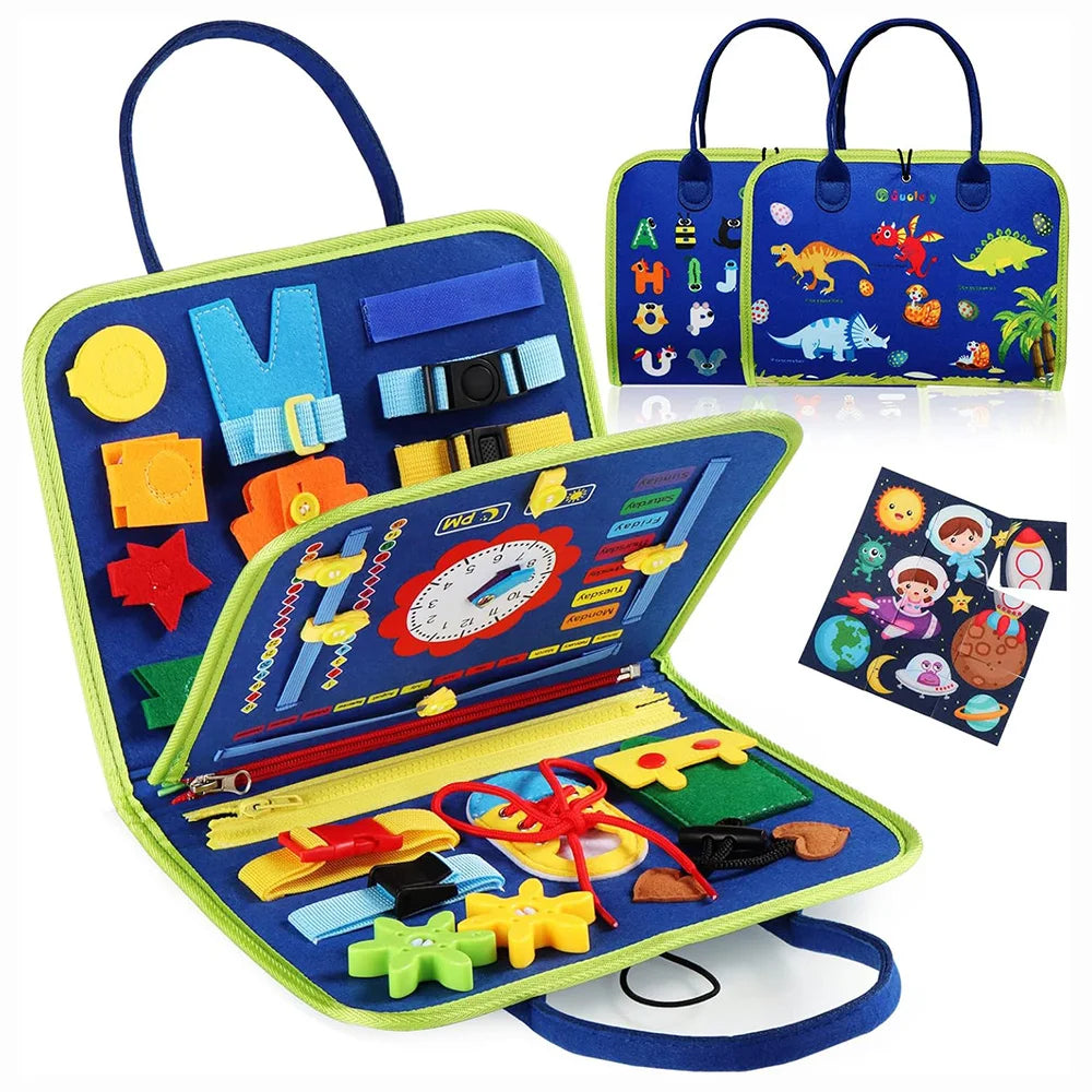 Baby Cloth Busy Book Early Learning Toy-271