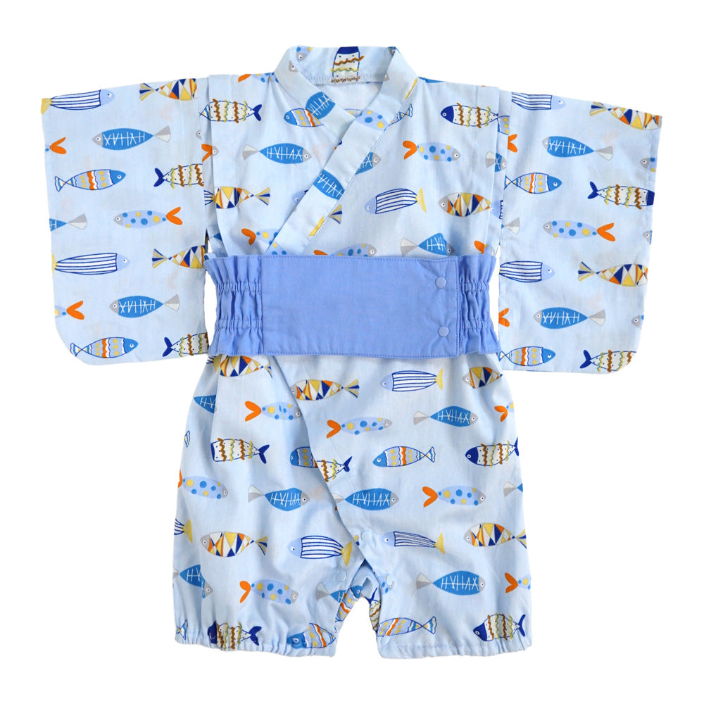 Baby Kimono Summer Onesie 95% Cotton-454