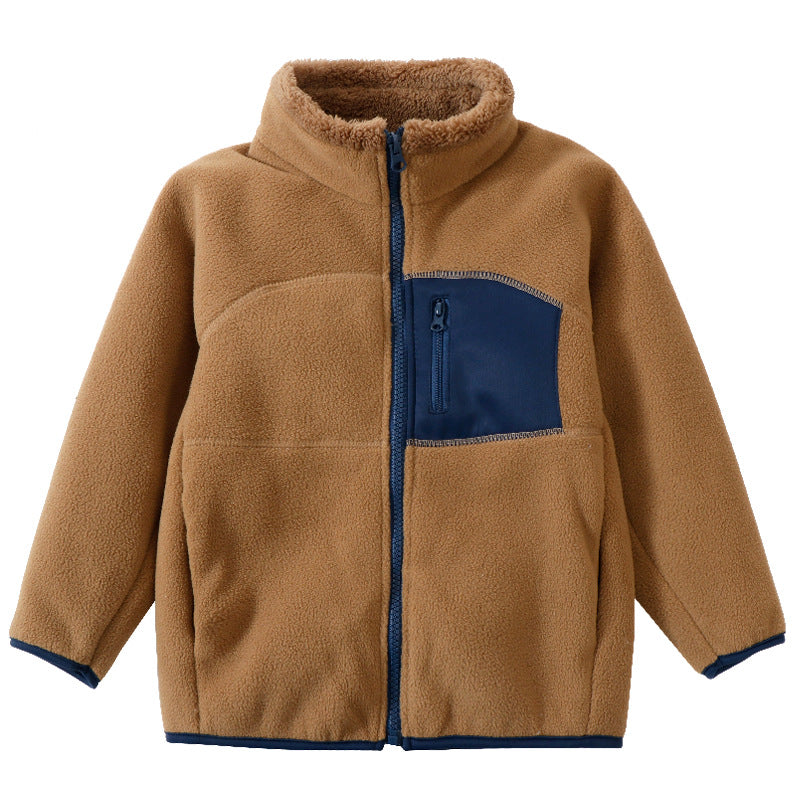 Parents & Kids Matching Fleece Winter Jacket | Double-Sided Plush-110
