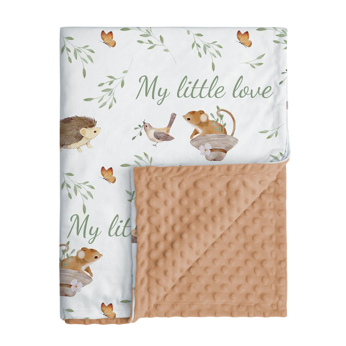 Double-Sided Fleece Baby Blanket-363