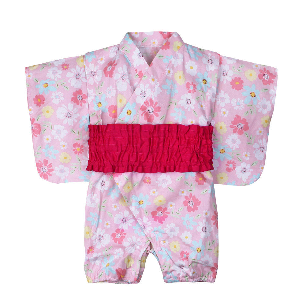 Baby Kimono Summer Onesie 95% Cotton-454
