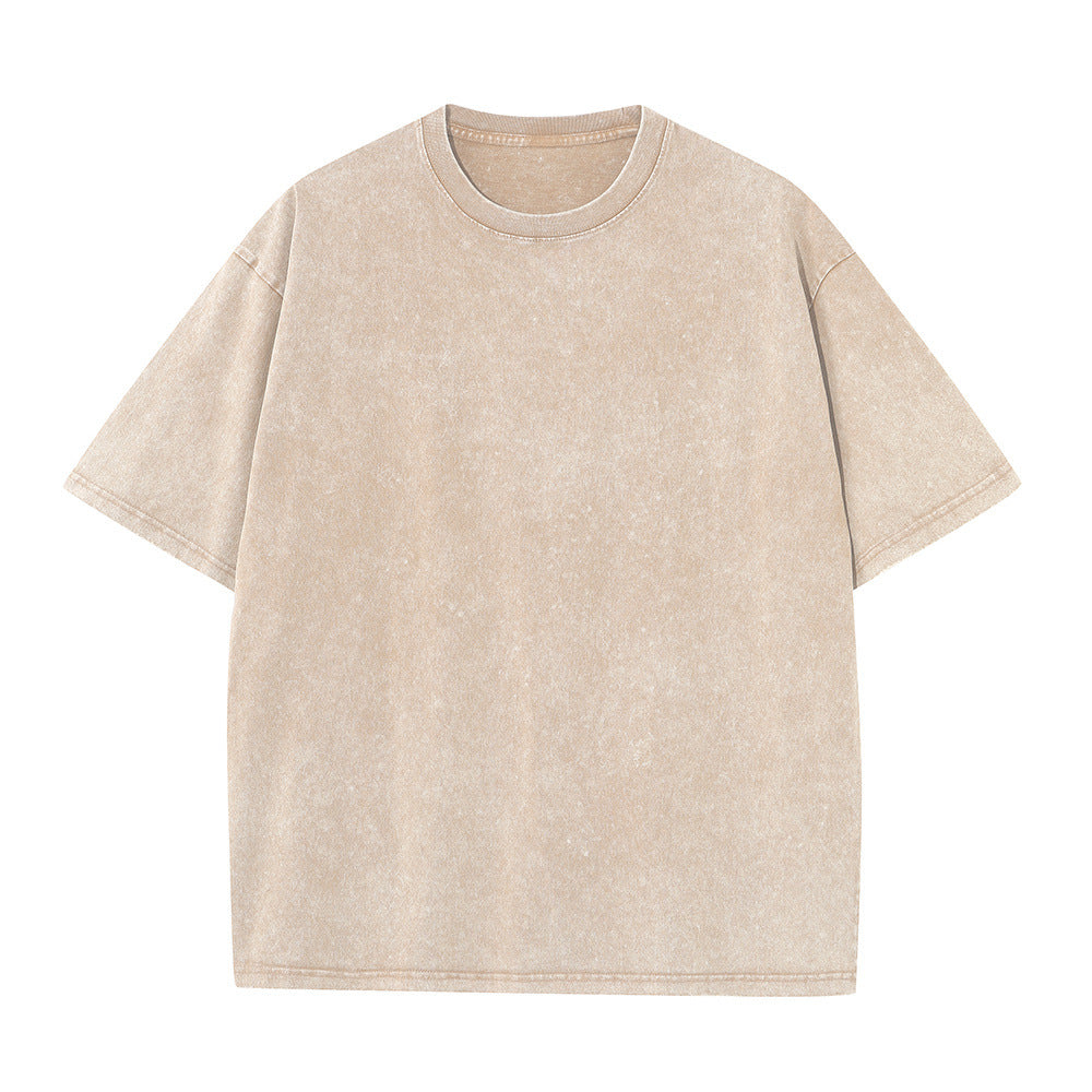 MAMA Vintage Washed Cotton T-Shirt | Floral & Leopard Print | S-5XL