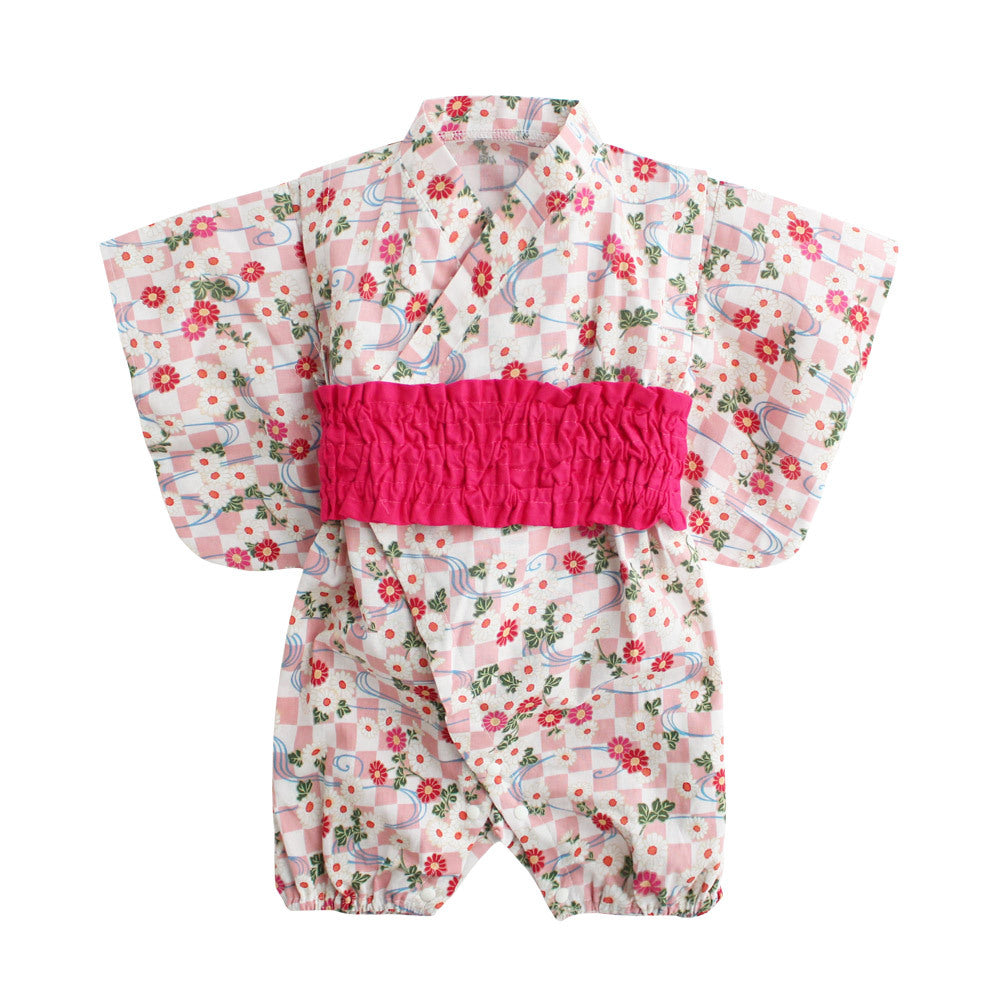 Baby Kimono Summer Onesie 95% Cotton-454