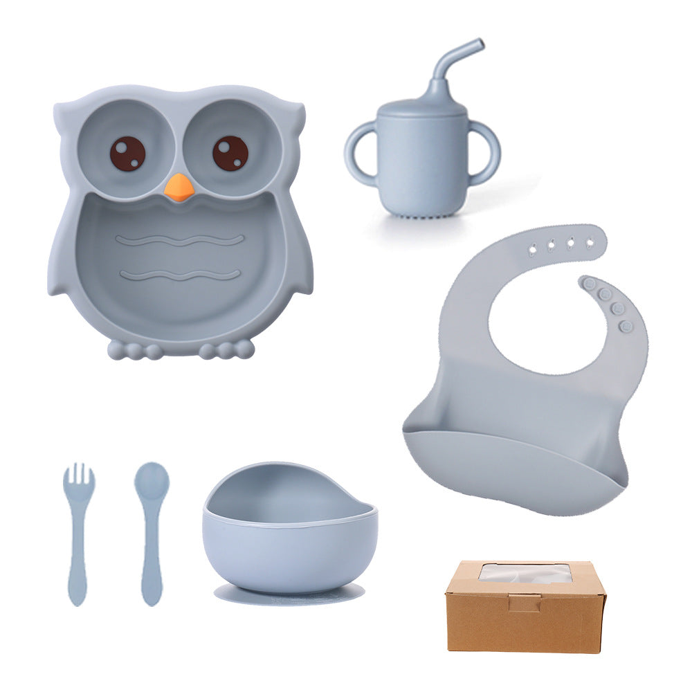 6-Piece Silicone Baby Feeding Set-351