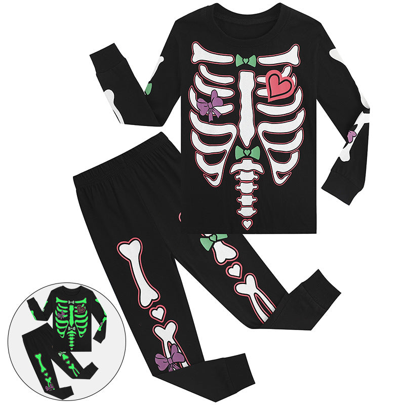Kids Undershirts Underpants Sets Halloween Pajamas -266