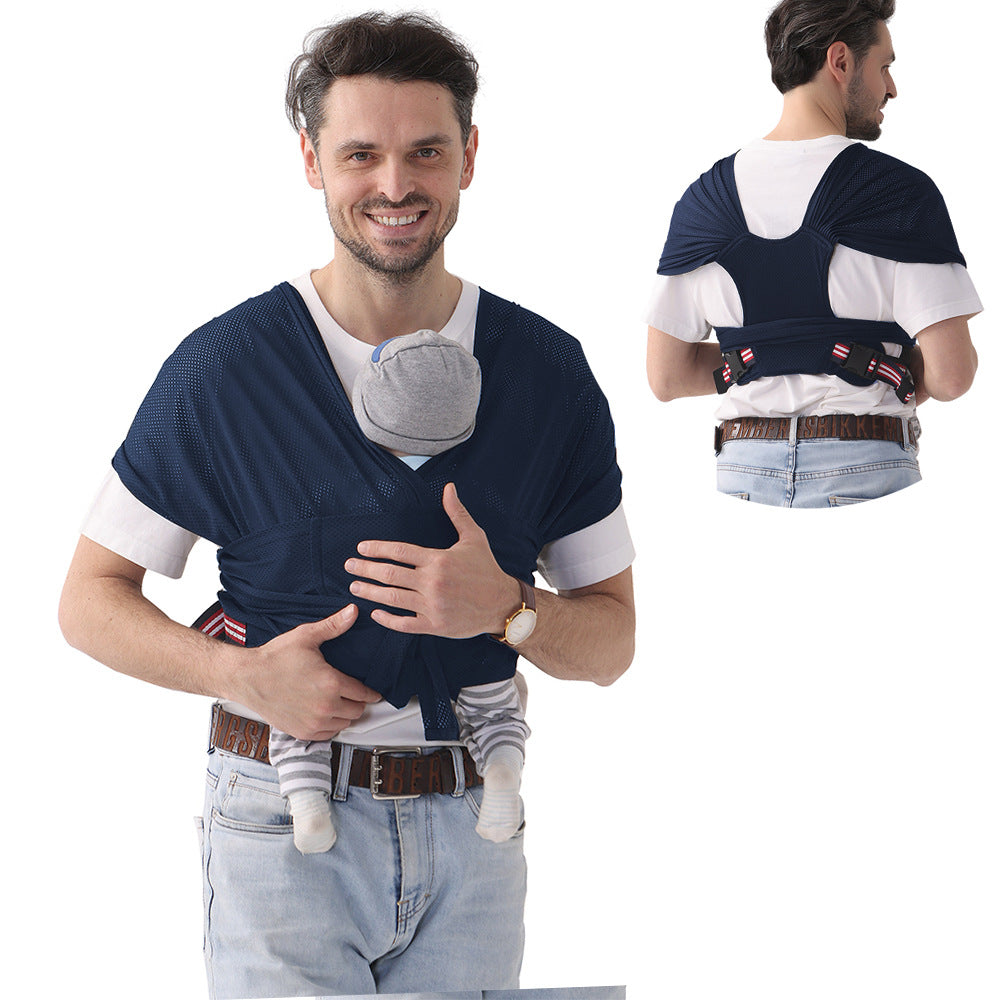 Newborn Baby Wrap Carrier Sling – Buckle Style, Easy to Wear for All Caregivers-347