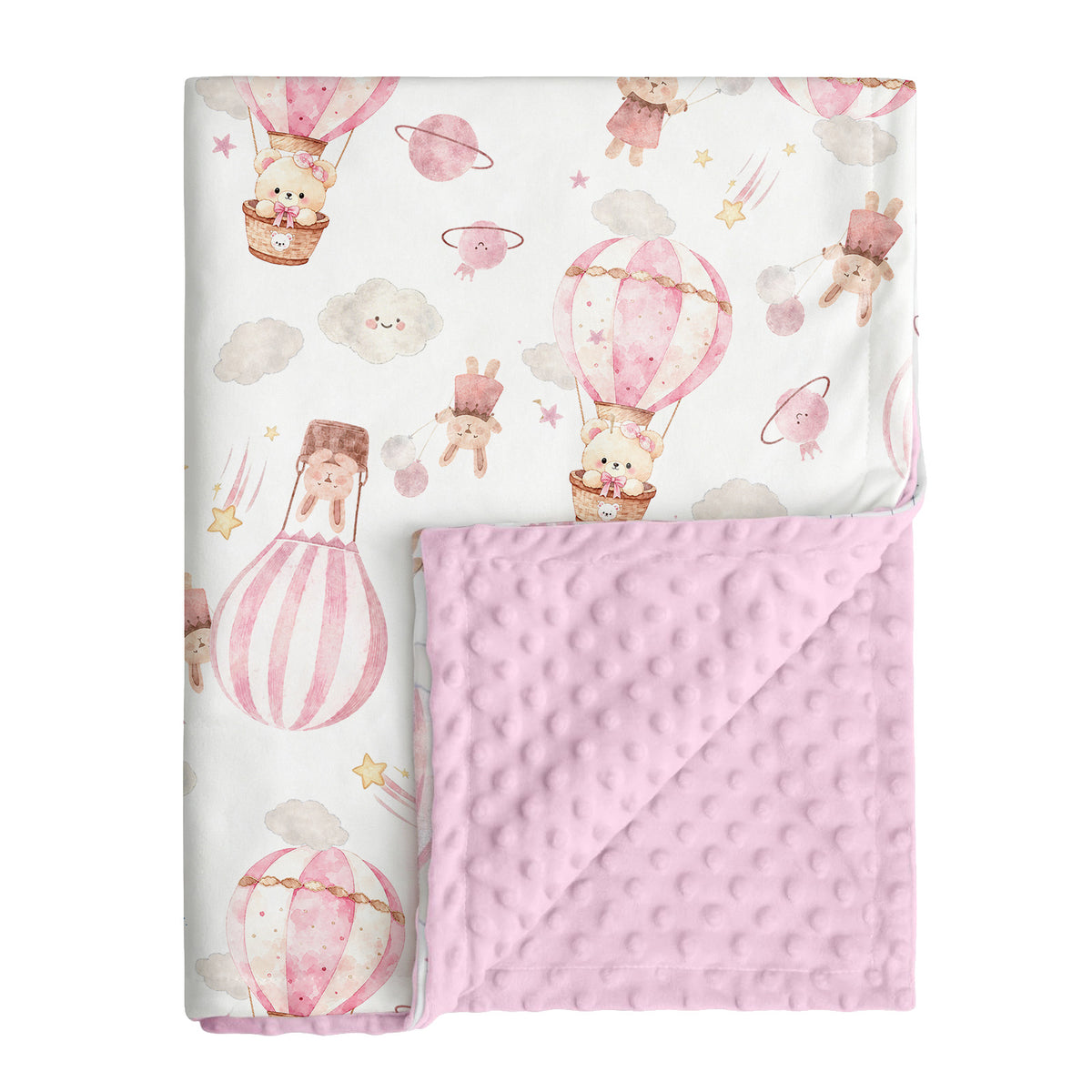 Double-Sided Fleece Baby Blanket-363