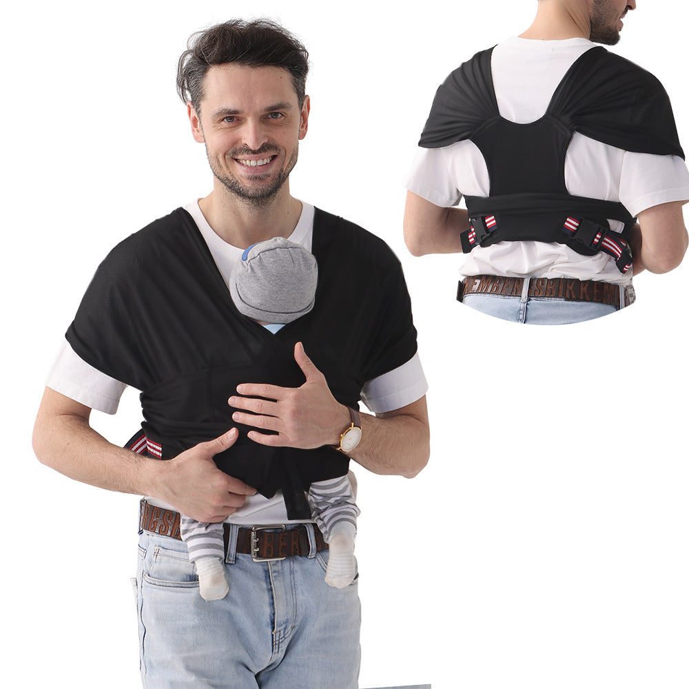 Newborn Baby Wrap Carrier Sling – Buckle Style, Easy to Wear for All Caregivers-347
