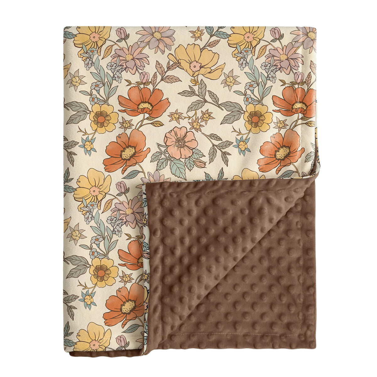 Double-Sided Fleece Baby Blanket-363