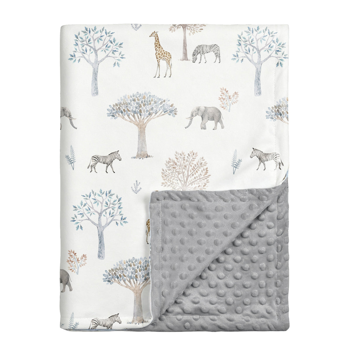 Double-Sided Fleece Baby Blanket-363