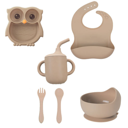 6-Piece Silicone Baby Feeding Set-351