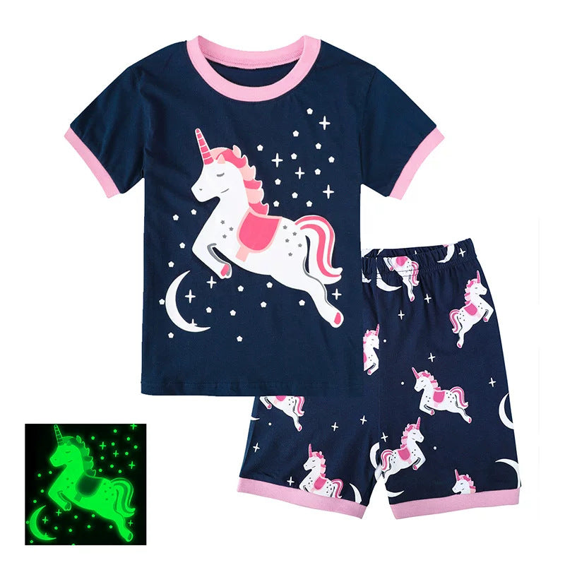 Kids Undershirts Underpants Sets Halloween Pajamas -266