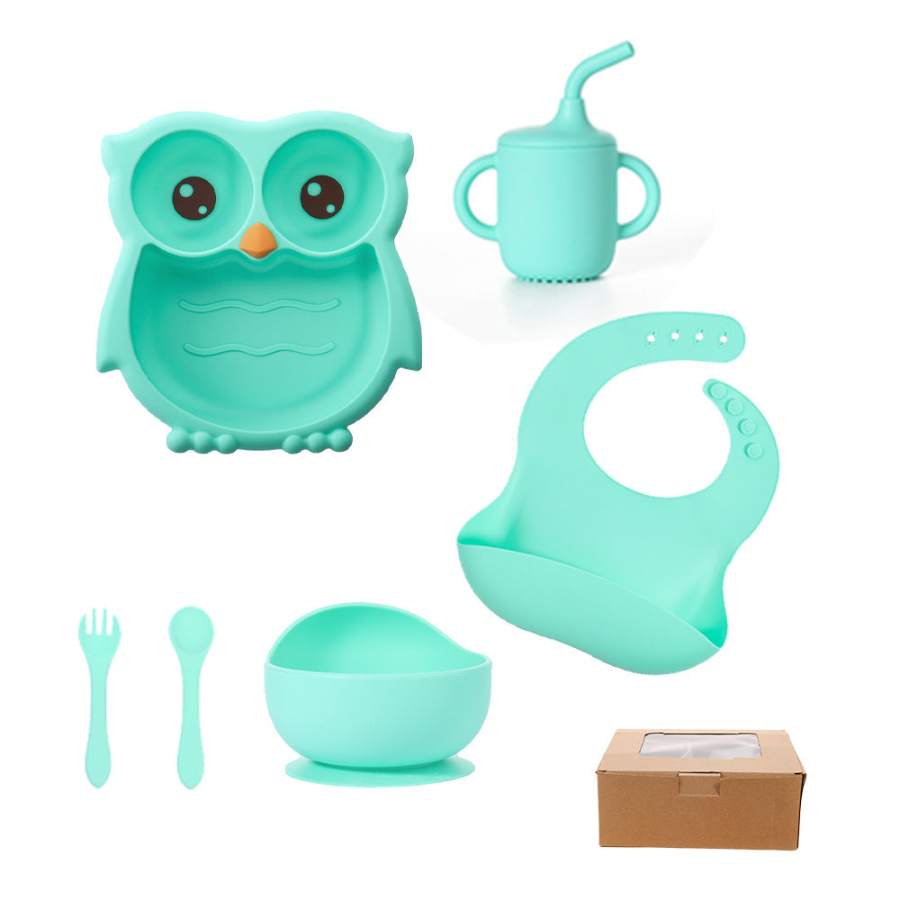 6-Piece Silicone Baby Feeding Set-351