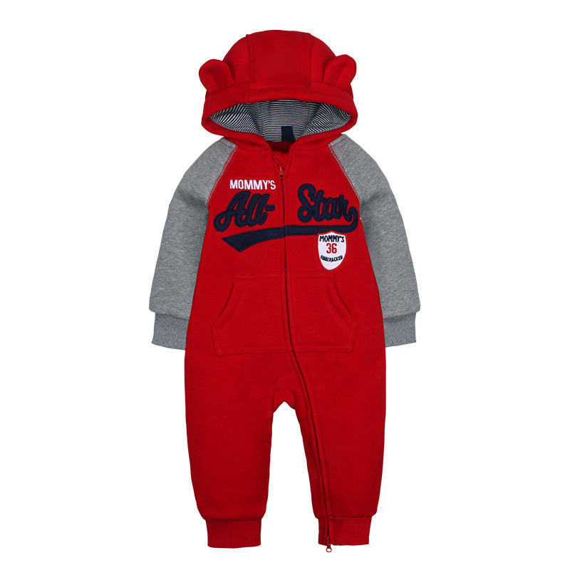Baby Double-Layer One-Piece Sweatshirt-562