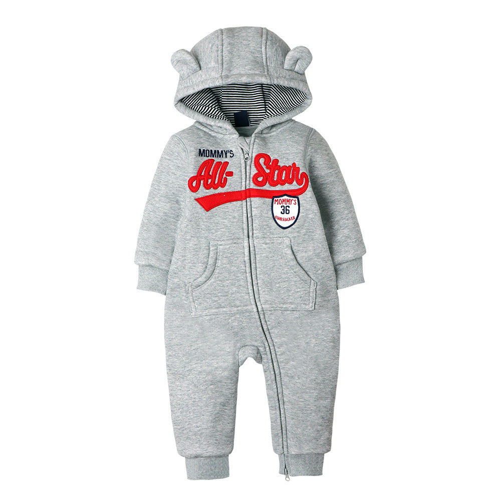 Baby Double-Layer One-Piece Sweatshirt-562