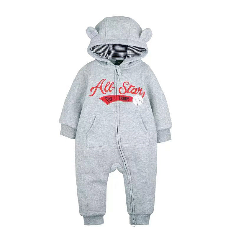 Baby Double-Layer One-Piece Sweatshirt-562
