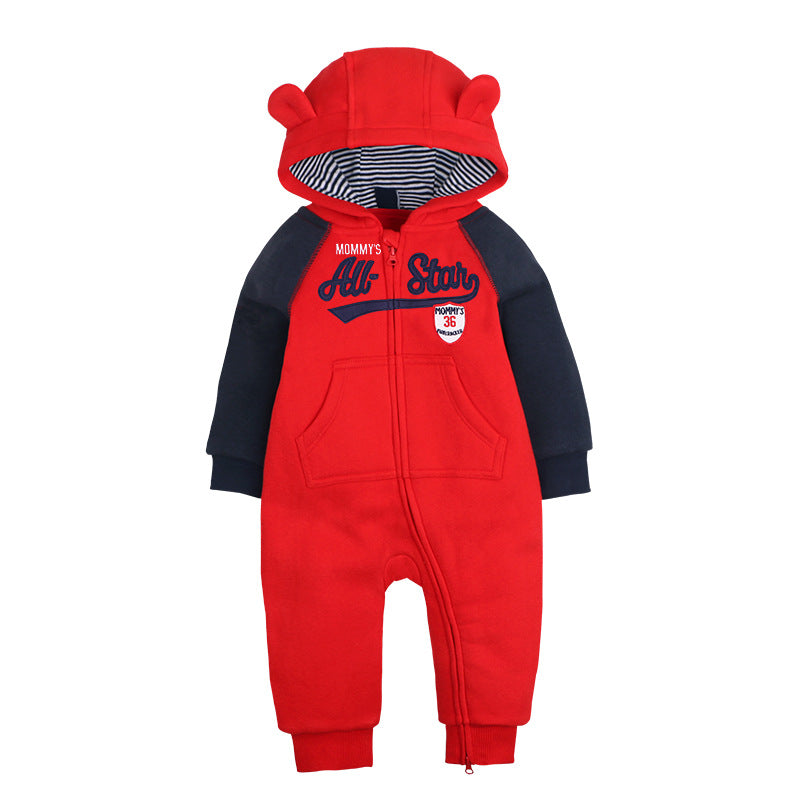 Baby Double-Layer One-Piece Sweatshirt-562