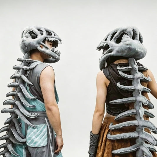 Baby dinosaur skeleton costume with detachable hood kids Halloween