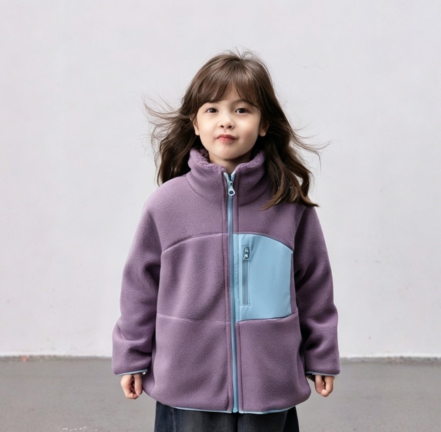Parents & Kids Matching Fleece Winter Jacket | Double-Sided Plush-110