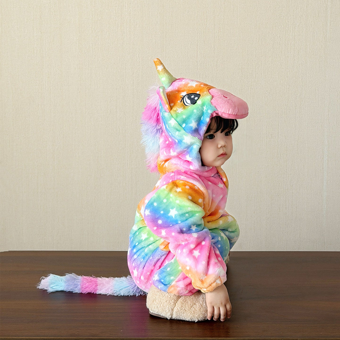 Unicorn Flannel Onesie Baby Costume-285